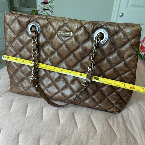 kate spade quilted gold coast crossbody, embossed snake skin look leather - Picture 10 of 12